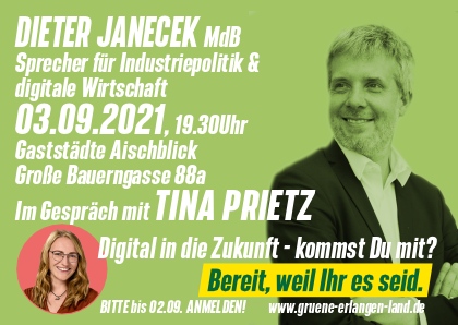 03.09.’21 19:30h | Höchstadt,  Gaststätte Aischblick, Dieter Janecek und Tina Prietz