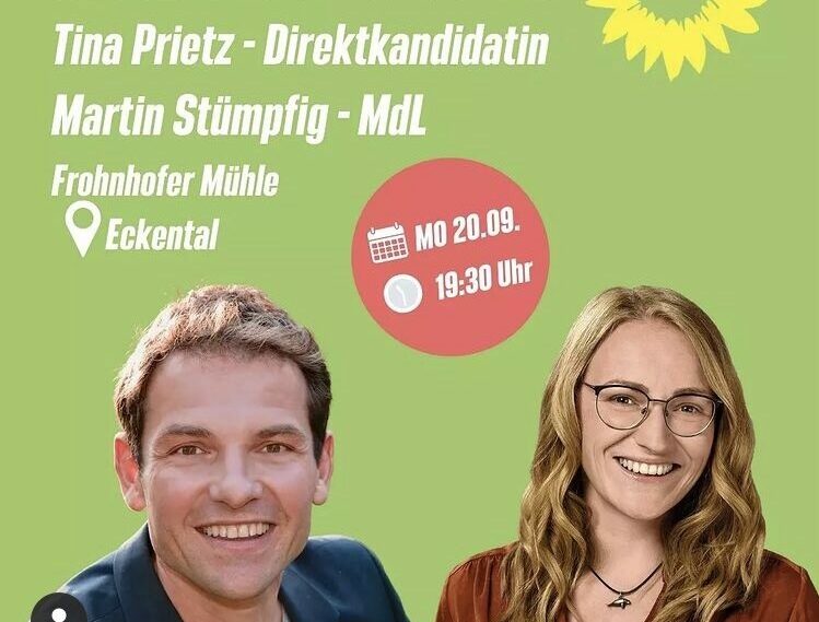 20.09.’21 19:30h | Talk & Walk Mit Tina Prietz und Martin Stümpfig